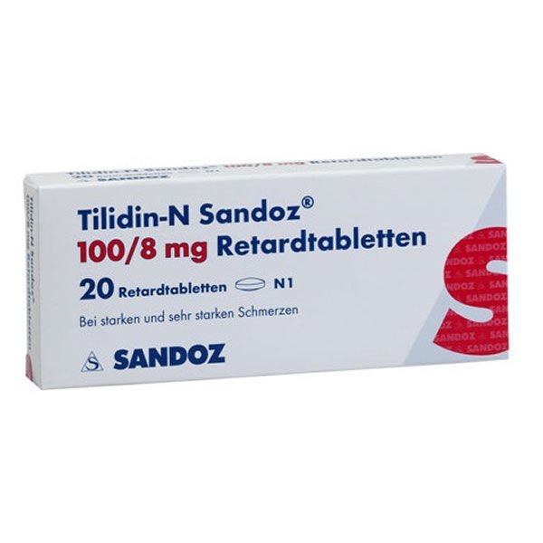tilidin N Sandoz 100 8mg von sandoz-40 Stueck